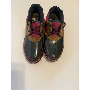 Active Elements Duck Shoes Womens Size 6 Thermolite Leather Upper Green